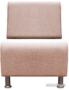 Интерьерное кресло Brioli Руди (рогожка, J11 розовый)
