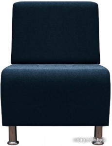 Интерьерное кресло Brioli Руди (рогожка, J17 темно-синий)