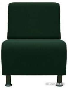 Интерьерное кресло Brioli Руди (рогожка, J8 темно-зеленый)