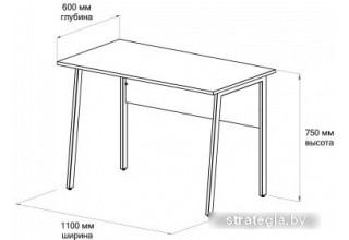 Домус Старк-1 (белый/металл графит)