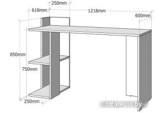 Домус СП017 белый/серый (правый)