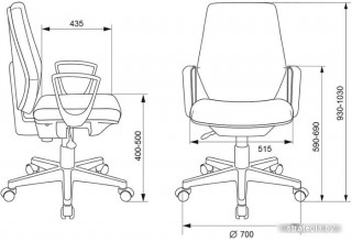 Бюрократ CH-W545 (синий)