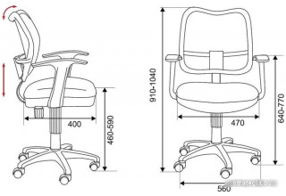 Бюрократ CH-W797/BR/TW-14C (коричневый)