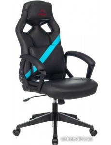 Кресло Zombie Driver (черный/голубой)