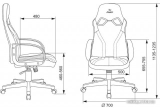 Zombie Runner (черный/красный)