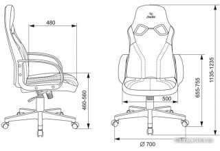 Zombie RUNNER (черный/синий)