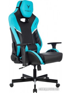 Кресло Knight Thunder 5X (черный/голубой)
