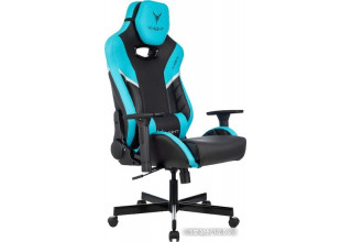 Кресло Knight Thunder 5X (черный/голубой)