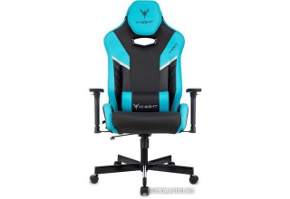 Кресло Knight Thunder 5X (черный/голубой)