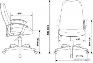 Бюрократ CH-808LT (черный)