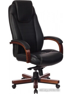 Кресло Бюрократ T-9923WALNUT (черный)