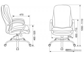 Бюрократ T-9950SL Fabric (черный Light-20)