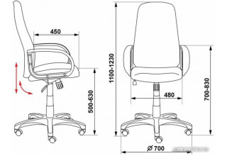 Бюрократ CH-808AXSN/#B 3C11 (черный)