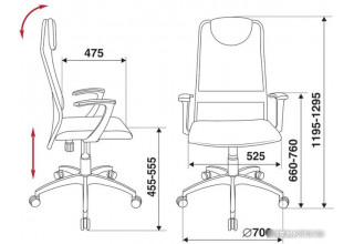 Бюрократ KB-8 TW-01 TW-11 (черный)