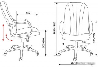 Бюрократ T-898/3С1GR (серый)