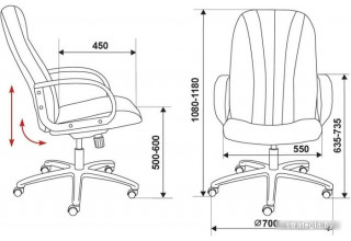 Бюрократ T-898/3С11BL (черный)