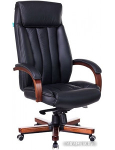 Кресло Бюрократ T-9922WALNUT/BLACK (черный)