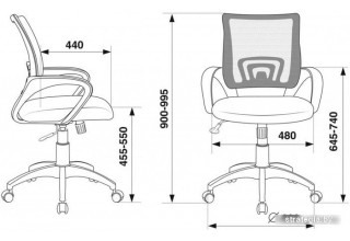Бюрократ CH-695N/BLACK (черный)