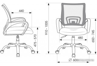 Бюрократ CH-695NLTSL (черный)