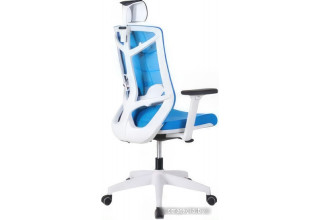 Chair Meister Nature II Slider 3D (белая крестовина, голубой)