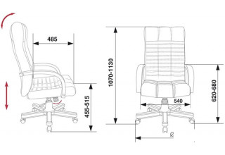 Бюрократ KB-10/WALNUT (черный)