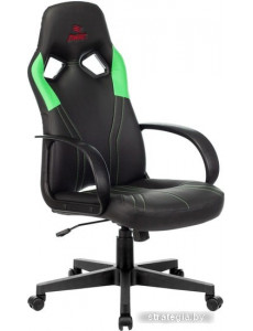 Кресло Бюрократ Zombie Runner (черный/зеленый)
