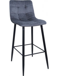 Стул AksHome Stella (серый велюр HLR21/черный)