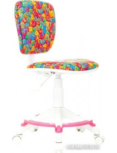 Компьютерное кресло Бюрократ CH-W204/F (алфавит/пластик белый)