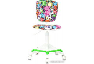 Бюрократ CH-W204/F (пластик белый/маскарад)