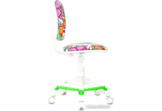 Бюрократ CH-W204/F (пластик белый/маскарад)