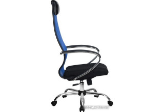 Кресло Metta SU-1-BK Комплект 18, Ch ов/сечен (пластиковые ролики, синий)