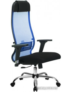 Кресло Metta SU-1-BK Комплект 18/2D CH ов/сечен (синий)