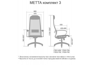 Metta SU-1-BK Комплект 3 CH ов/сечен (красный)