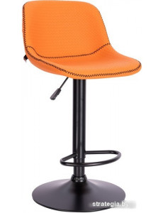 Стул Everprof Smile Black (экокожа, оранжевый)
