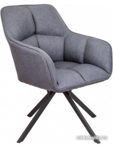 Интерьерное кресло AksHome Virginia (темно-серый MQ001-5/черный)
