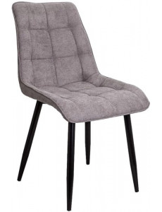 Стул AksHome Fred (светло-серый/черный)