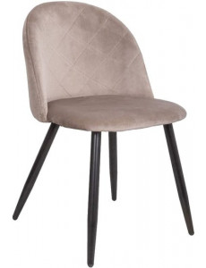 Стул AksHome Honnor 70042 (бежевый велюр HLR-08/черный)