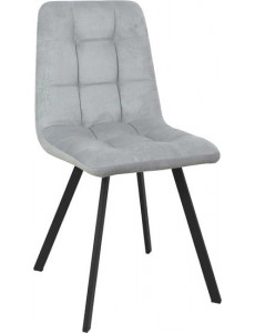 Стул Listvig Фин (camaro 09 светло-серый/черный)