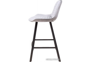 AksHome Leros (светло-серый велюр HLR-20/черный)