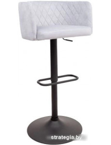 Стул AksHome Saba (светло-серый велюр HCJ-37/черный)