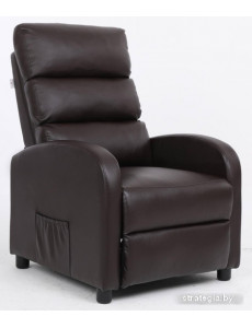 Реклайнер Calviano 2164 (экокожа, коричневый)