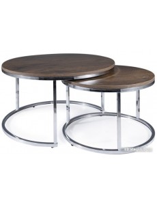 Журнальный столик Signal Atlanta III (орех/хром)