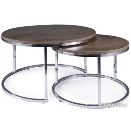 Журнальный столик Signal Atlanta III (орех/хром)