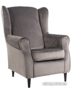 Интерьерное кресло Signal Baron Velvet Bluvel 14 (серый)