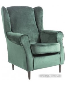 Интерьерное кресло Signal Baron Velvet Bluvel 78 (зеленый)