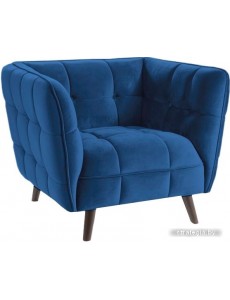Интерьерное кресло Signal Castello Velvet 1 Bluvel 86 (темно-синий)