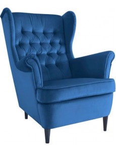 Интерьерное кресло Signal Harry Velvet Bluvel 86 (темно-синий)