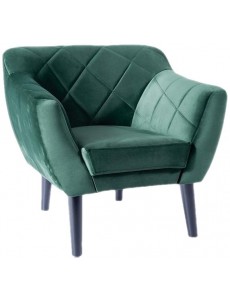 Интерьерное кресло Signal Karo 1 Velvet Bluvel 78 (зеленый)