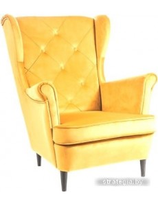 Интерьерное кресло Signal Lady Velvet Bluvel 68 (карри)