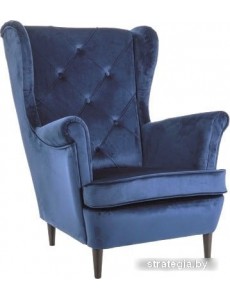 Интерьерное кресло Signal Lady Velvet Bluvel 86 (темно-синий)